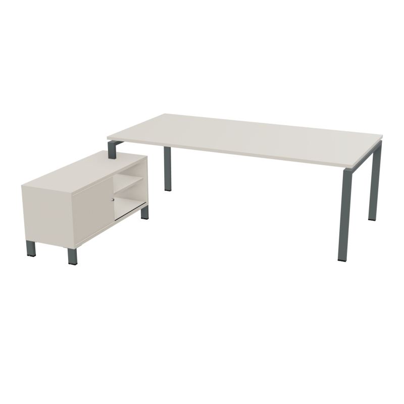 RIO BUREAU RECT. 218X188 PL 200X100 OBT + RET PORT A GAUCHE SIMPLE ACCES  N5 SU N5