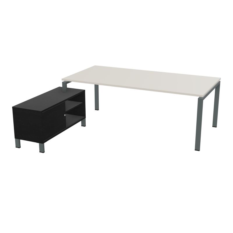 RIO BUREAU RECT. 218X188 PL 200X100 OBT + RET PORT A GAUCHE SIMPLE ACCES  N5 SU RK