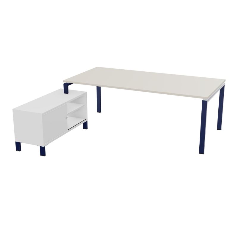 RIO BUREAU RECT. 218X188 PL 200X100 OBT + RET PORT A GAUCHE SIMPLE ACCES  N5 X4 MG
