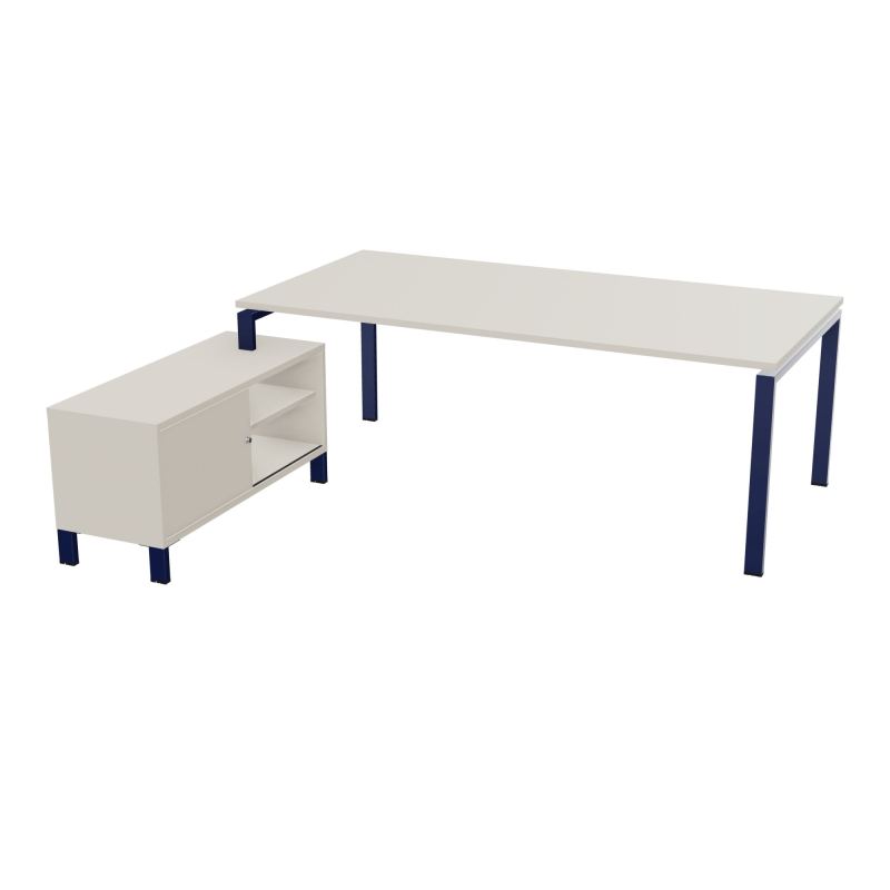 RIO BUREAU RECT. 218X188 PL 200X100 OBT + RET PORT A GAUCHE SIMPLE ACCES  N5 X4 N5