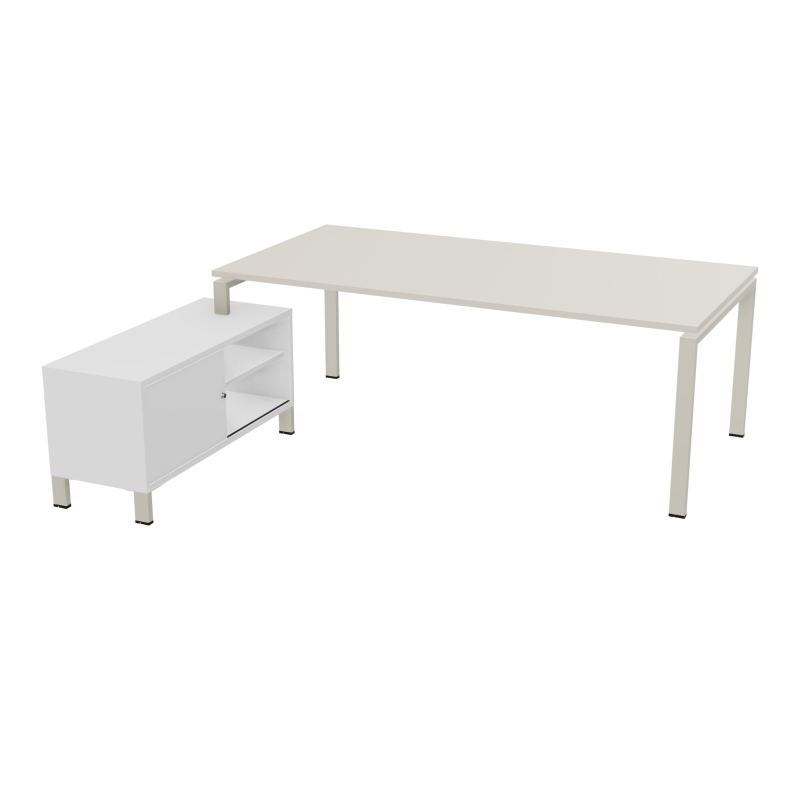 RIO BUREAU RECT. 218X188 PL 200X100 OBT + RET PORT A GAUCHE SIMPLE ACCES  N5 ZC MG