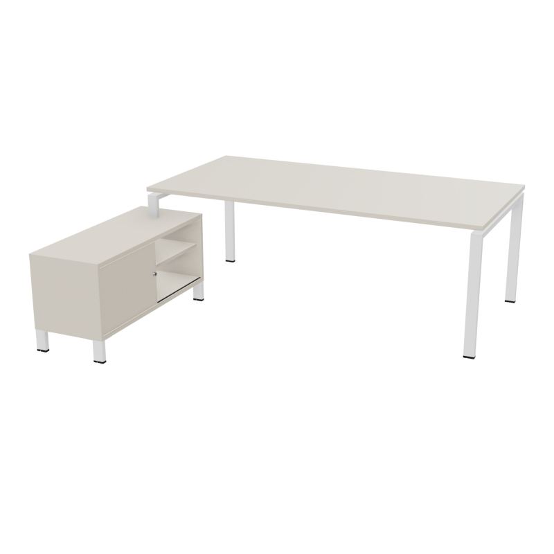 RIO BUREAU RECT. 218X188 PL 200X100 OBT + RET PORT A GAUCHE SIMPLE ACCES  N5 ZO N5