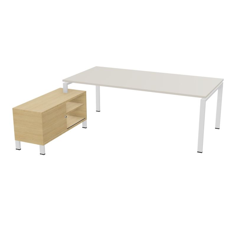 RIO BUREAU RECT. 218X188 PL 200X100 OBT + RET PORT A GAUCHE SIMPLE ACCES  N5 ZO R1