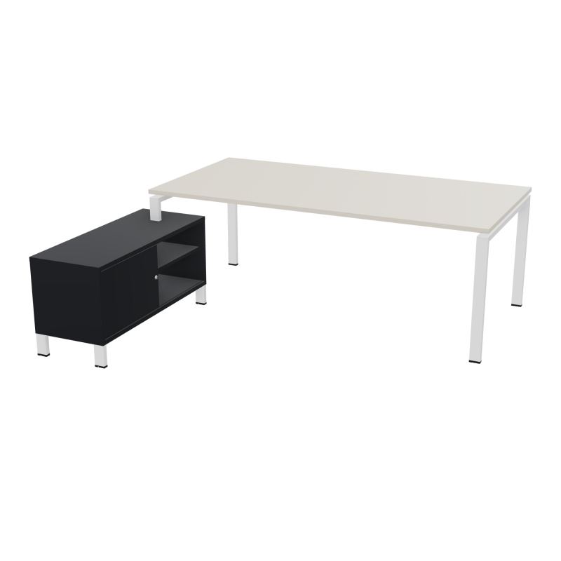 RIO BUREAU RECT. 218X188 PL 200X100 OBT + RET PORT A GAUCHE SIMPLE ACCES  N5 ZO R9