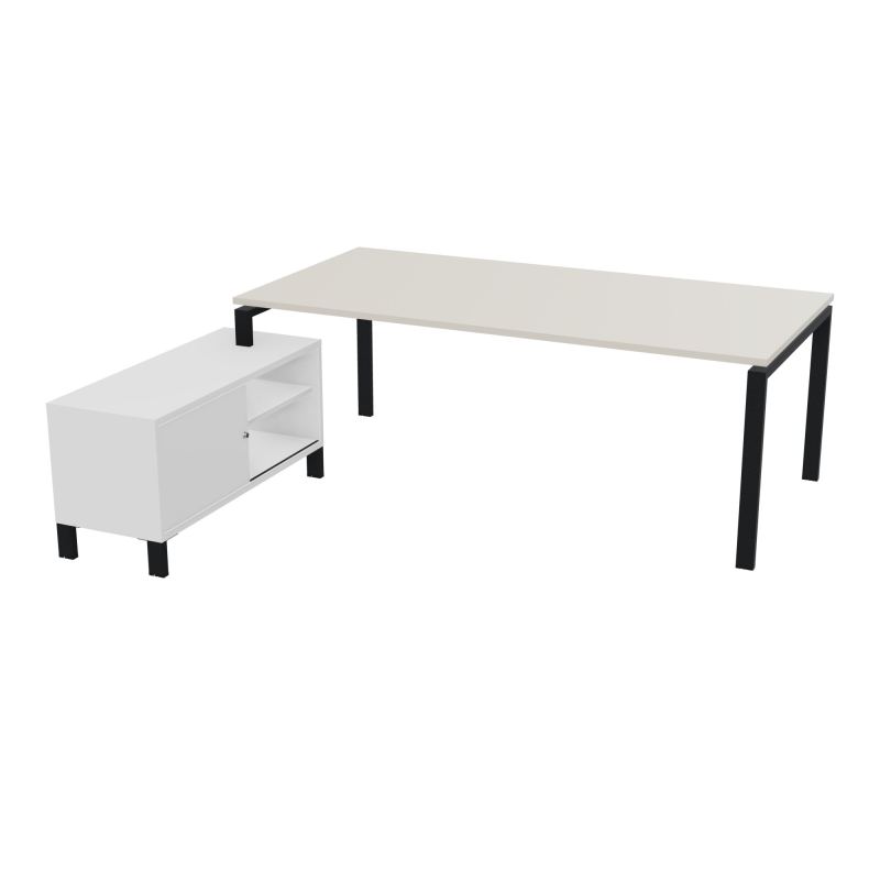 RIO BUREAU RECT. 218X188 PL 200X100 OBT + RET PORT A GAUCHE SIMPLE ACCES  N5 ZP MG