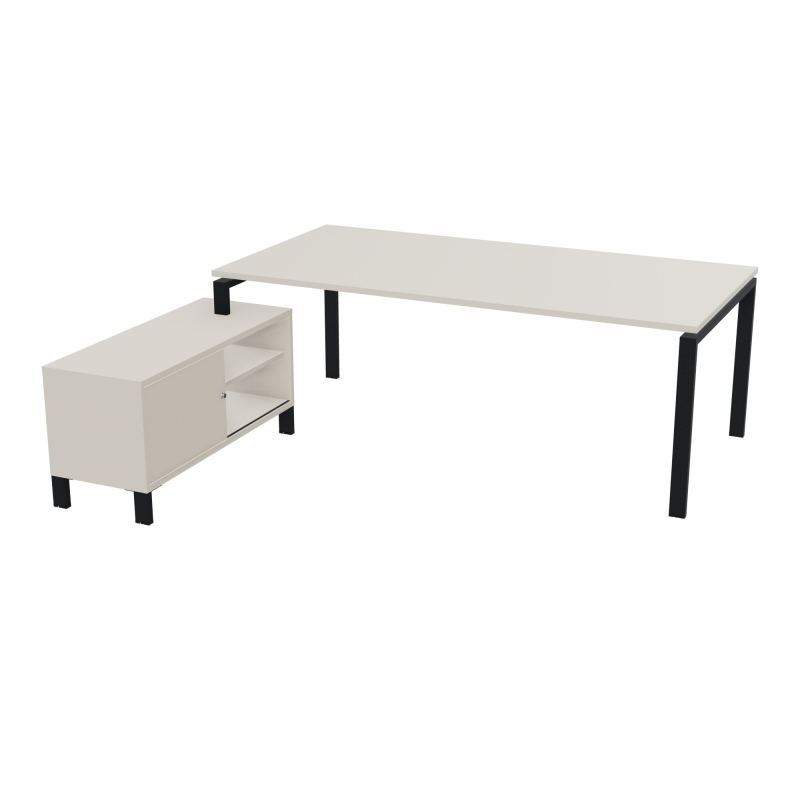 RIO BUREAU RECT. 218X188 PL 200X100 OBT + RET PORT A GAUCHE SIMPLE ACCES  N5 ZP N5