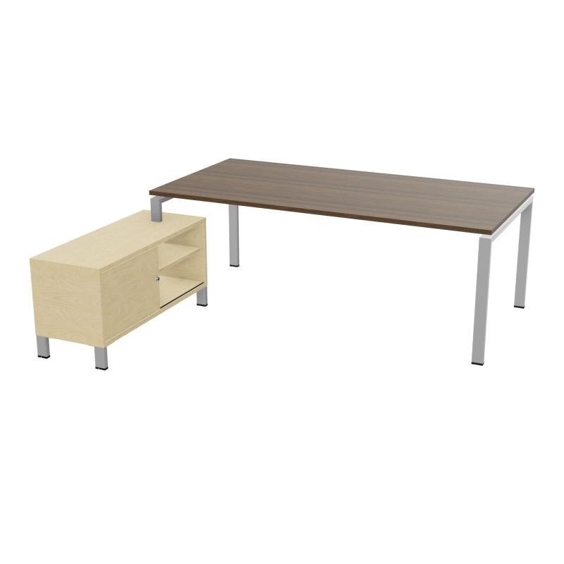 RIO BUREAU RECT. 218X188 PL 200X100 OBT + RET PORT A GAUCHE SIMPLE ACCES  N6 SA N8