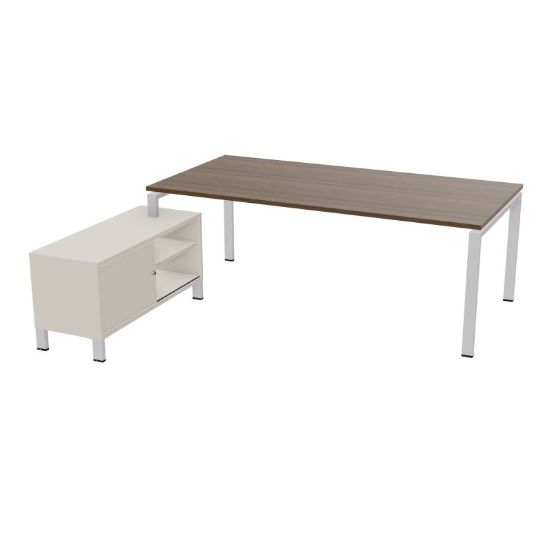 RIO BUREAU RECT. 218X188 PL 200X100 OBT + RET PORT A GAUCHE SIMPLE ACCES  N6 SD N5