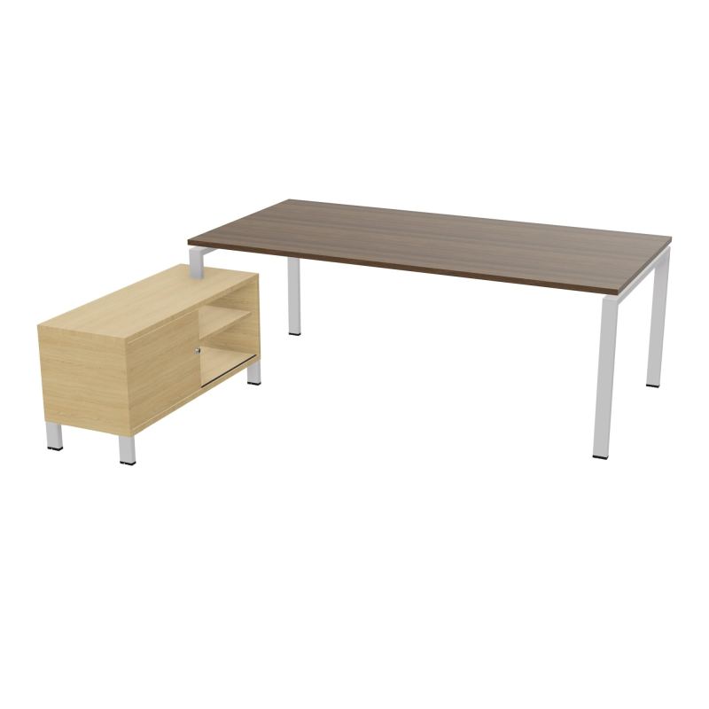 RIO BUREAU RECT. 218X188 PL 200X100 OBT + RET PORT A GAUCHE SIMPLE ACCES  N6 SD R1