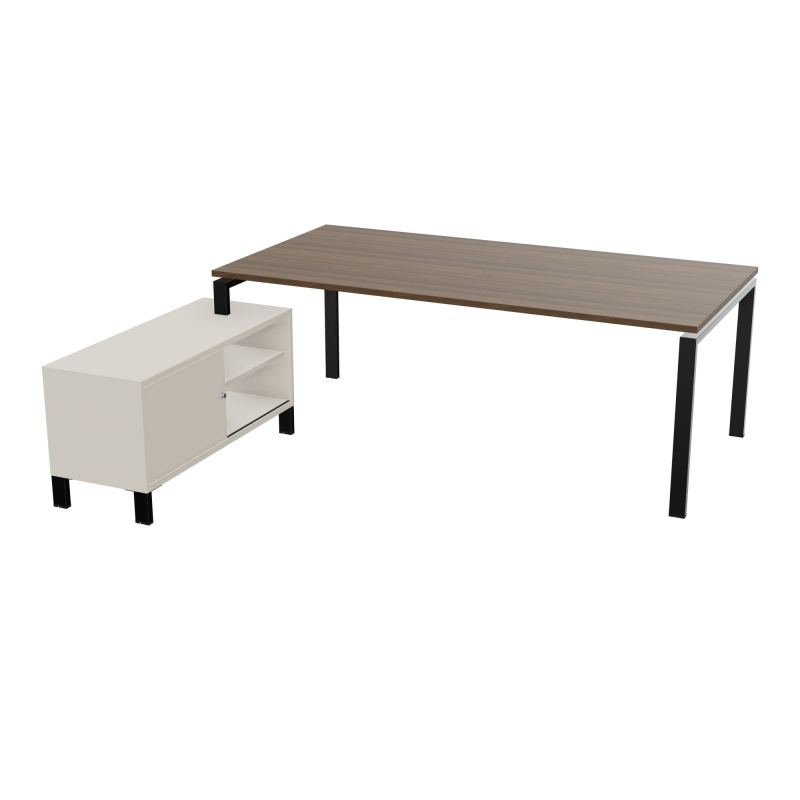 RIO BUREAU RECT. 218X188 PL 200X100 OBT + RET PORT A GAUCHE SIMPLE ACCES  N6 SG N5