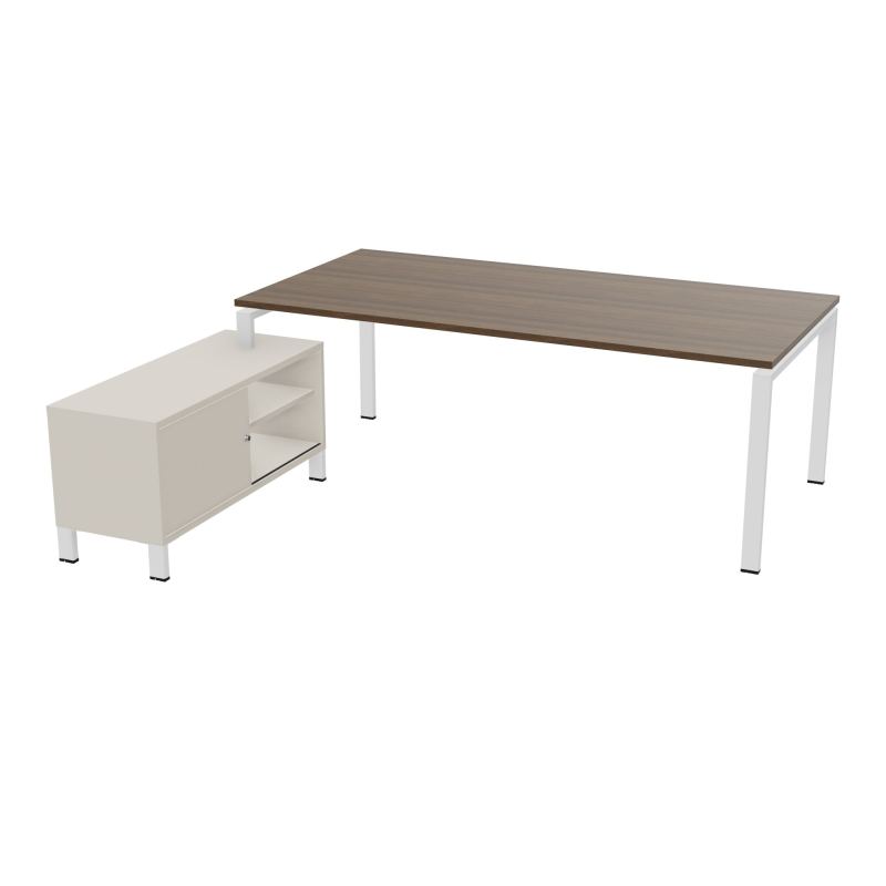 RIO BUREAU RECT. 218X188 PL 200X100 OBT + RET PORT A GAUCHE SIMPLE ACCES  N6 SO N5
