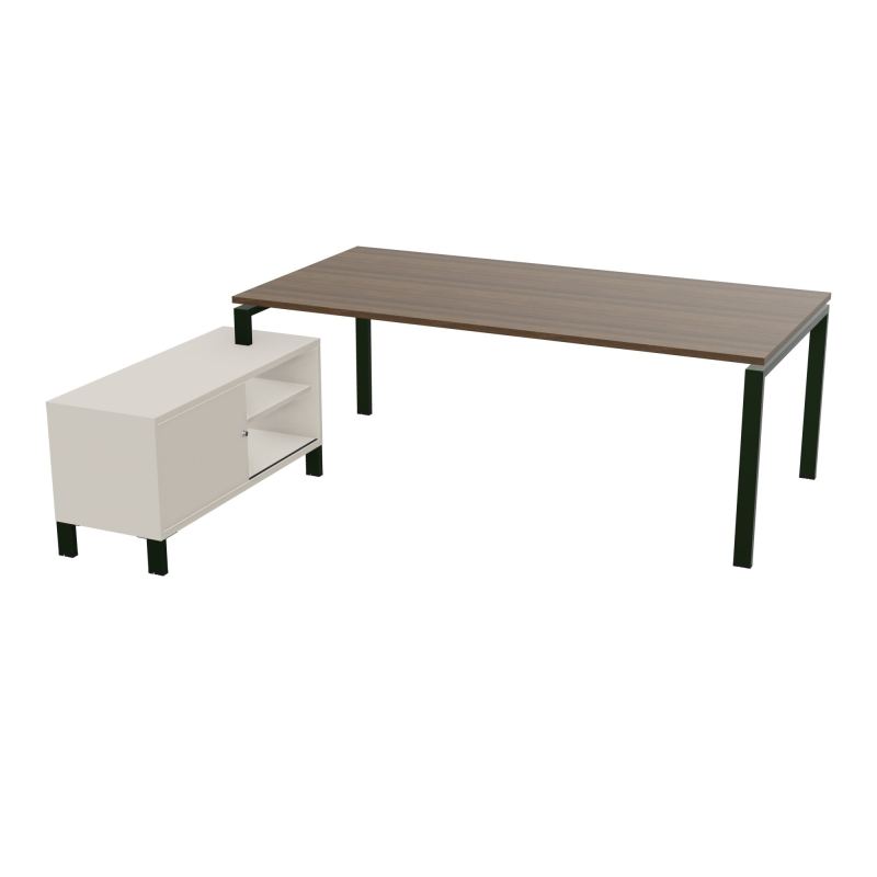 RIO BUREAU RECT. 218X188 PL 200X100 OBT + RET PORT A GAUCHE SIMPLE ACCES  N6 ST N5