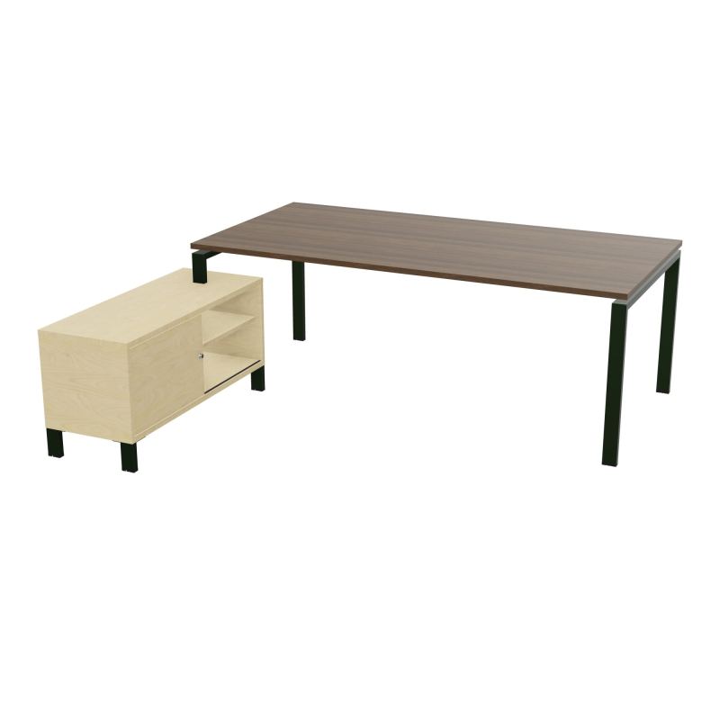 RIO BUREAU RECT. 218X188 PL 200X100 OBT + RET PORT A GAUCHE SIMPLE ACCES  N6 ST N8