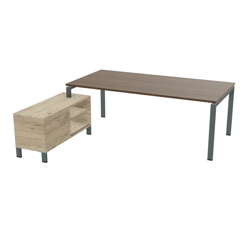 RIO BUREAU RECT. 218X188 PL 200X100 OBT + RET PORT A GAUCHE SIMPLE ACCES  N6 SU R3