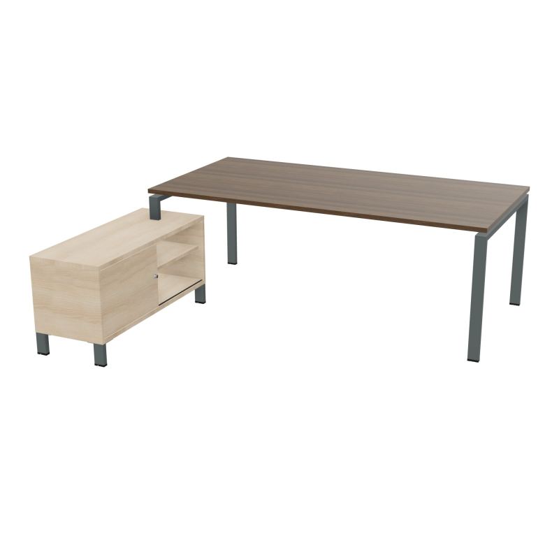 RIO BUREAU RECT. 218X188 PL 200X100 OBT + RET PORT A GAUCHE SIMPLE ACCES  N6 SU RZ
