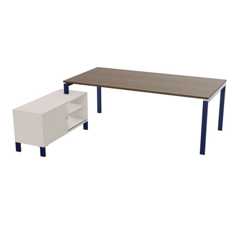 RIO BUREAU RECT. 218X188 PL 200X100 OBT + RET PORT A GAUCHE SIMPLE ACCES  N6 X4 N5