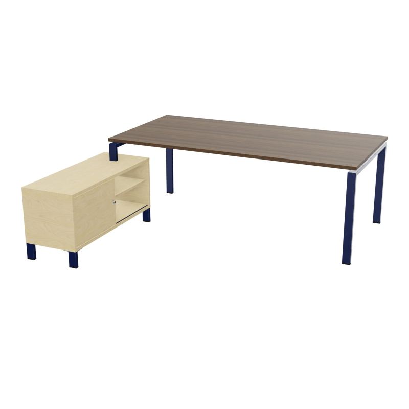 RIO BUREAU RECT. 218X188 PL 200X100 OBT + RET PORT A GAUCHE SIMPLE ACCES  N6 X4 N8
