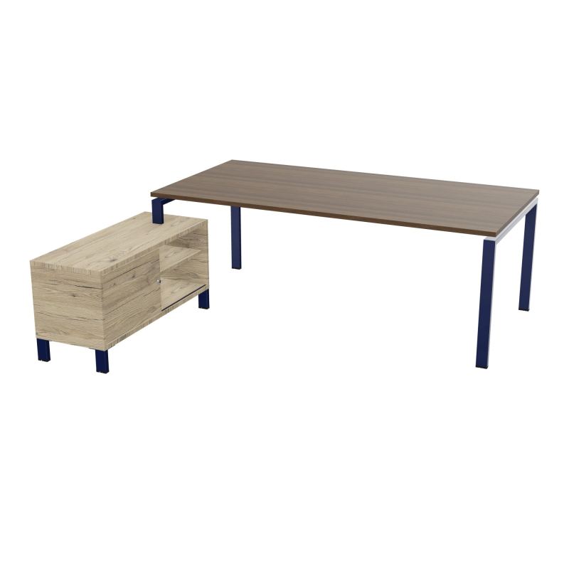 RIO BUREAU RECT. 218X188 PL 200X100 OBT + RET PORT A GAUCHE SIMPLE ACCES  N6 X4 R3