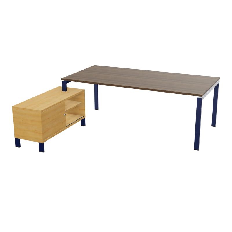 RIO BUREAU RECT. 218X188 PL 200X100 OBT + RET PORT A GAUCHE SIMPLE ACCES  N6 X4 R5