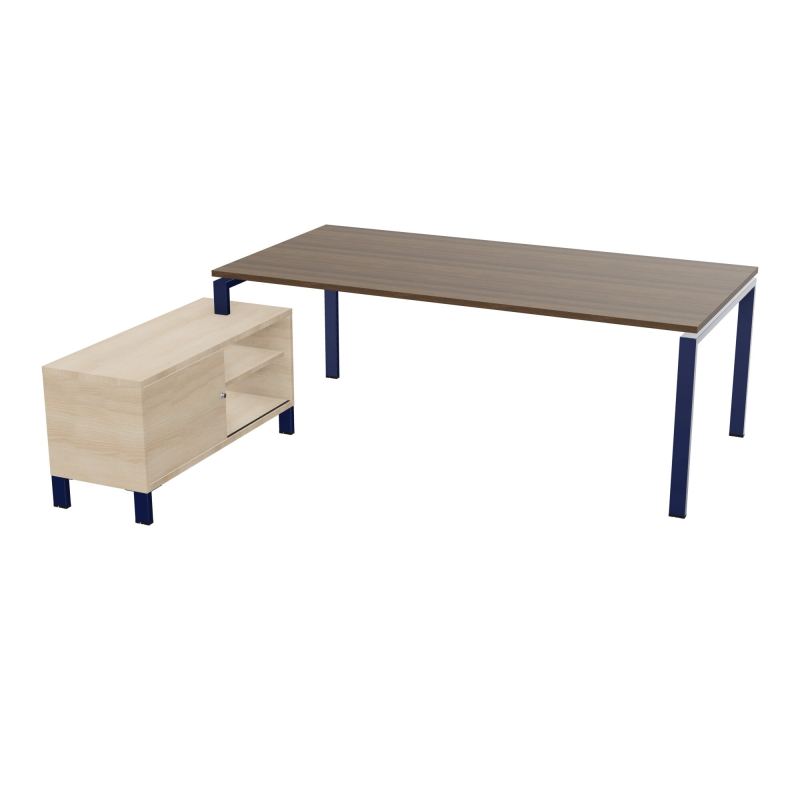 RIO BUREAU RECT. 218X188 PL 200X100 OBT + RET PORT A GAUCHE SIMPLE ACCES  N6 X4 RZ