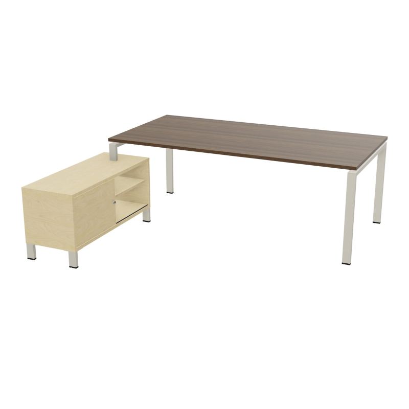 RIO BUREAU RECT. 218X188 PL 200X100 OBT + RET PORT A GAUCHE SIMPLE ACCES  N6 ZC N8
