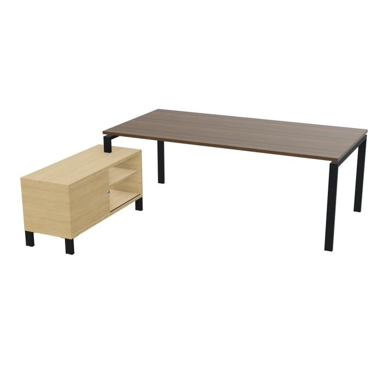 RIO BUREAU RECT. 218X188 PL 200X100 OBT + RET PORT A GAUCHE SIMPLE ACCES  N6 ZP R1