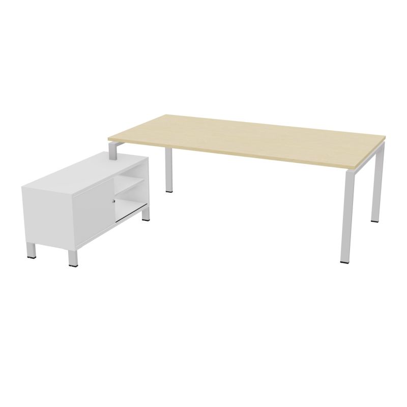 RIO BUREAU RECT. 218X188 PL 200X100 OBT + RET PORT A GAUCHE SIMPLE ACCES  N8 SD MG