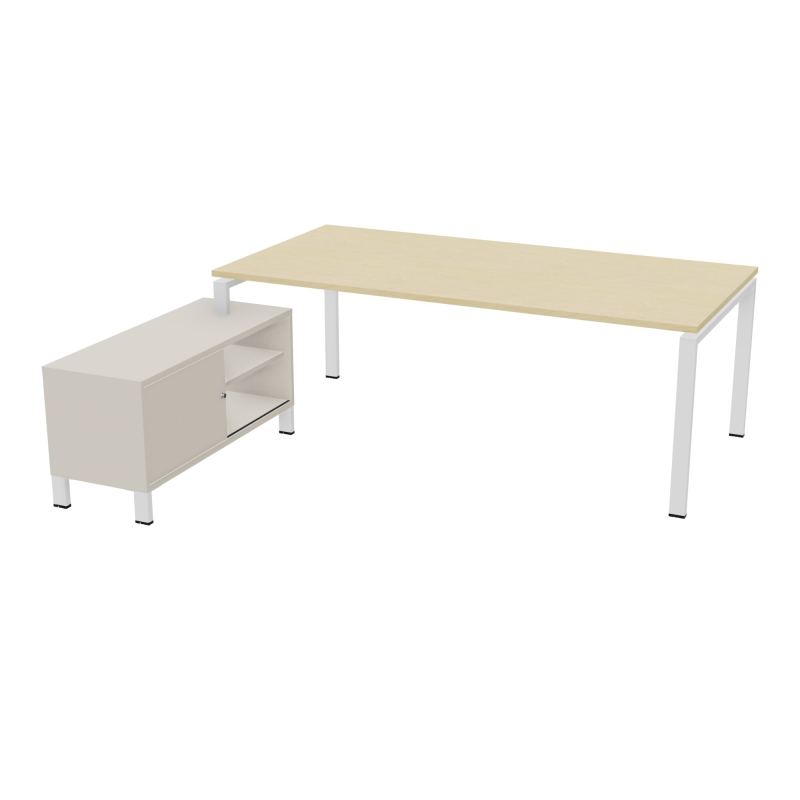 RIO BUREAU RECT. 218X188 PL 200X100 OBT + RET PORT A GAUCHE SIMPLE ACCES  N8 SO N5