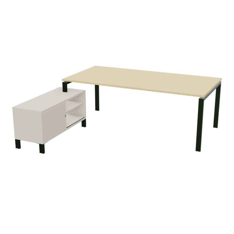 RIO BUREAU RECT. 218X188 PL 200X100 OBT + RET PORT A GAUCHE SIMPLE ACCES  N8 ST N5