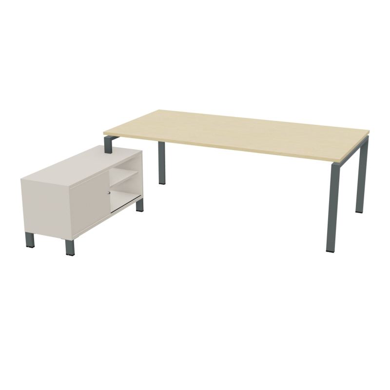 RIO BUREAU RECT. 218X188 PL 200X100 OBT + RET PORT A GAUCHE SIMPLE ACCES  N8 SU N5