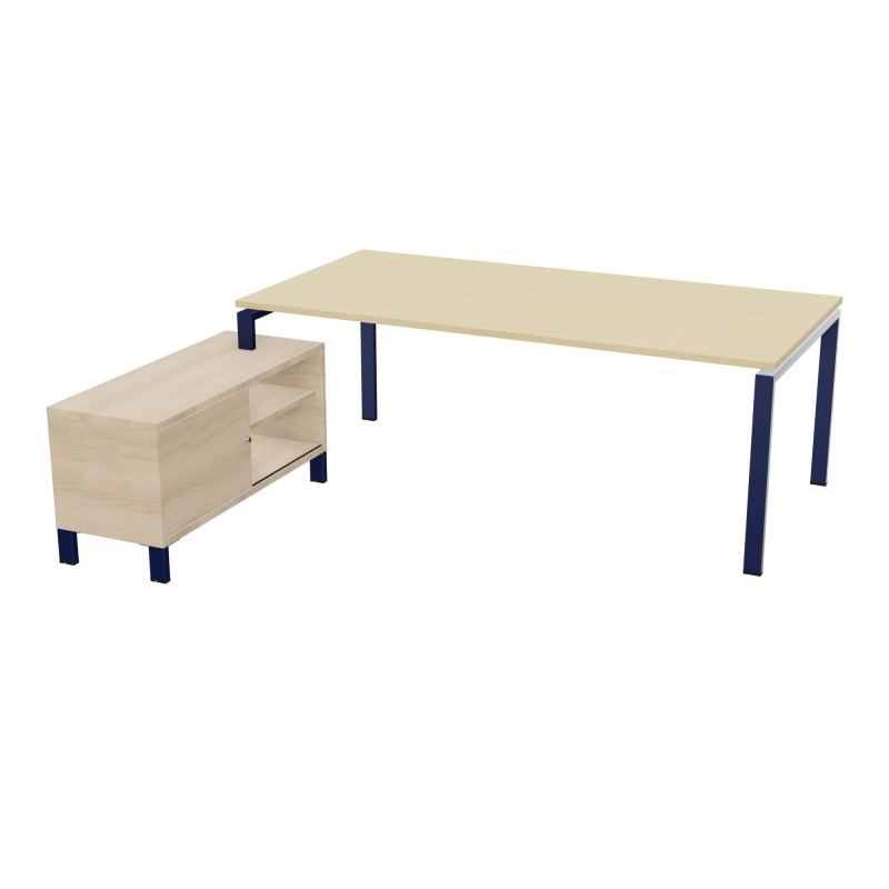 RIO BUREAU RECT. 218X188 PL 200X100 OBT + RET PORT A GAUCHE SIMPLE ACCES  N8 X4 RZ