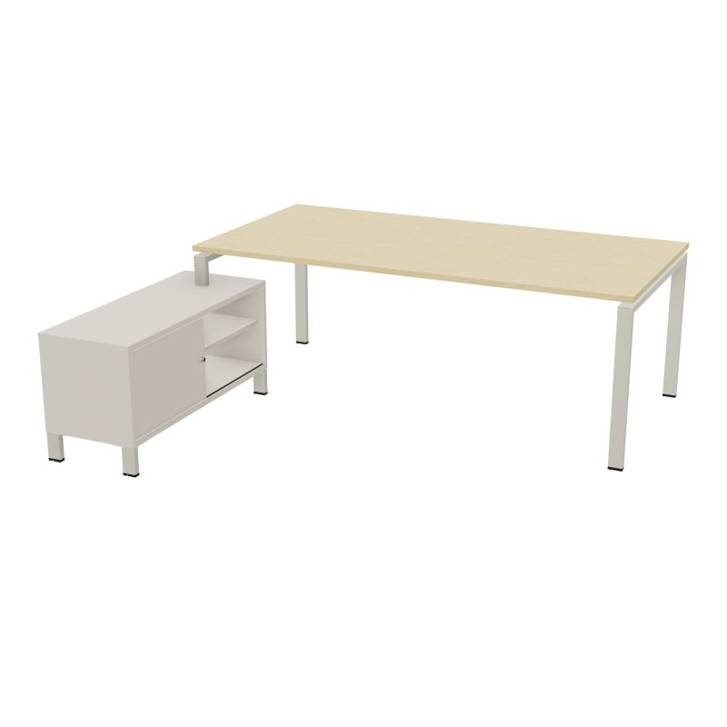 RIO BUREAU RECT. 218X188 PL 200X100 OBT + RET PORT A GAUCHE SIMPLE ACCES  N8 ZC N5