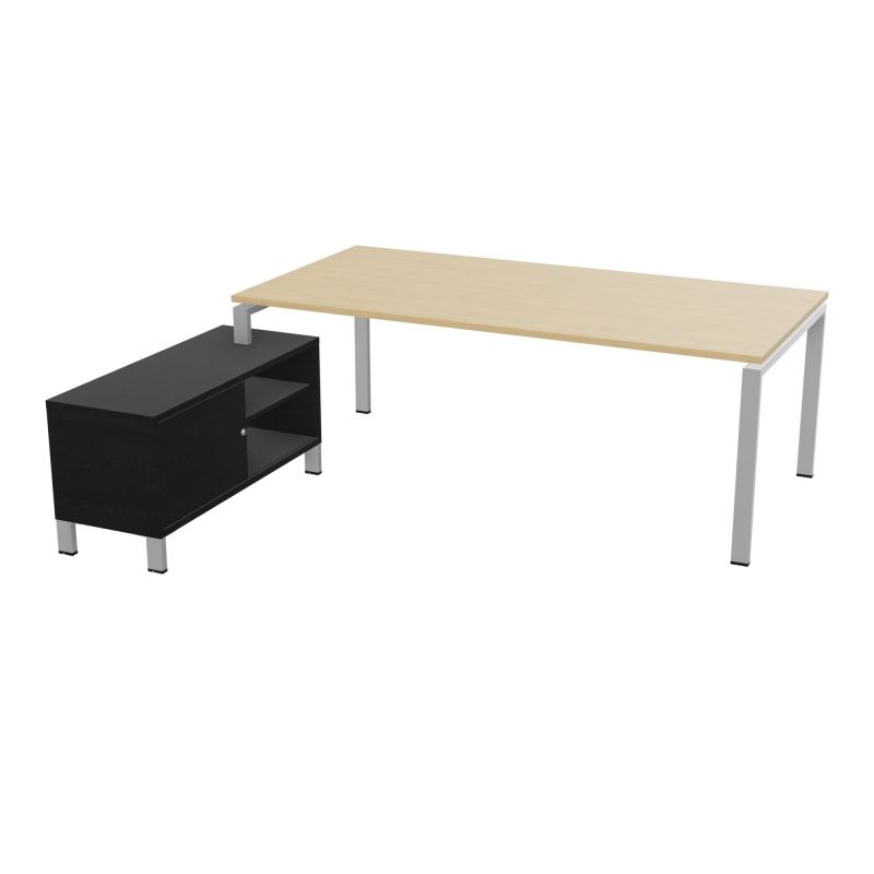 RIO BUREAU RECT. 218X188 PL 200X100 OBT + RET PORT A GAUCHE SIMPLE ACCES  R1 SA RK