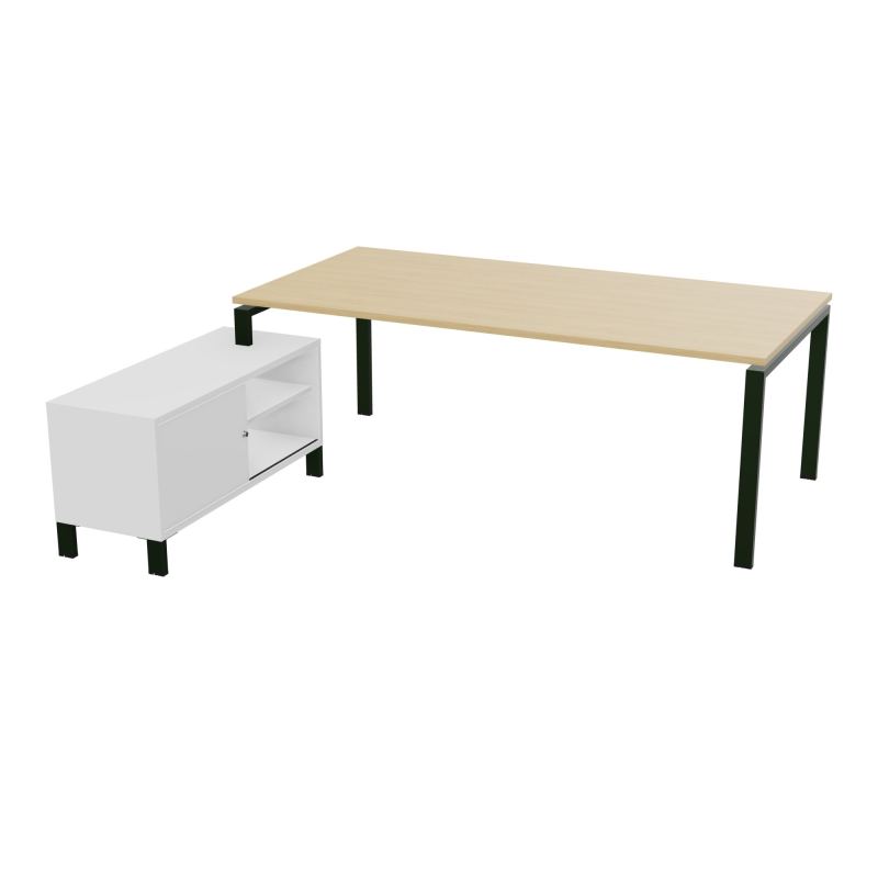 RIO BUREAU RECT. 218X188 PL 200X100 OBT + RET PORT A GAUCHE SIMPLE ACCES  R1 ST MG