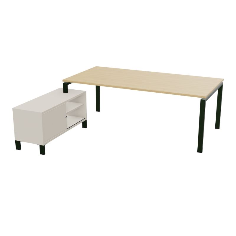 RIO BUREAU RECT. 218X188 PL 200X100 OBT + RET PORT A GAUCHE SIMPLE ACCES  R1 ST N5
