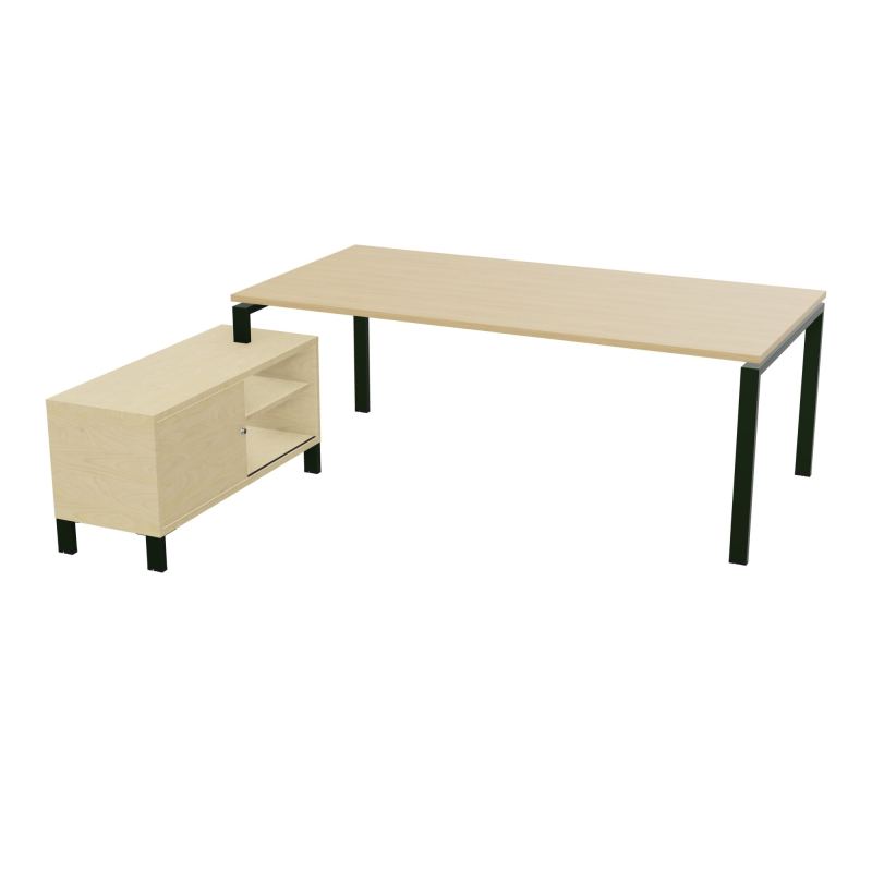 RIO BUREAU RECT. 218X188 PL 200X100 OBT + RET PORT A GAUCHE SIMPLE ACCES  R1 ST N8