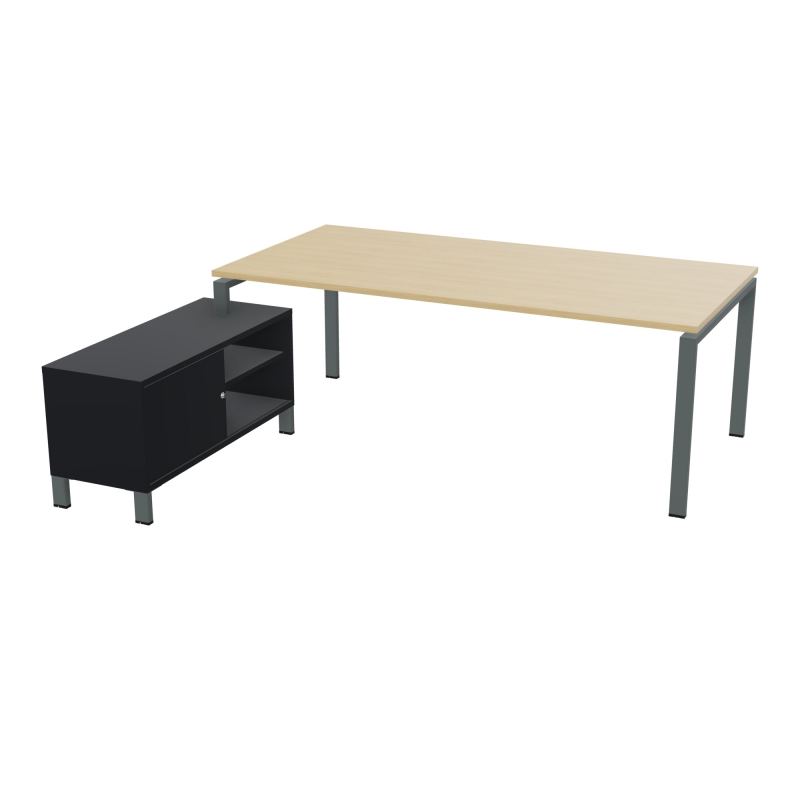 RIO BUREAU RECT. 218X188 PL 200X100 OBT + RET PORT A GAUCHE SIMPLE ACCES  R1 SU R9