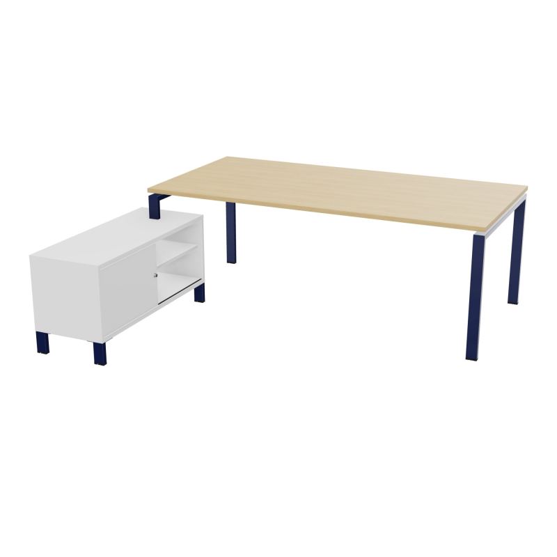 RIO BUREAU RECT. 218X188 PL 200X100 OBT + RET PORT A GAUCHE SIMPLE ACCES  R1 X4 MG