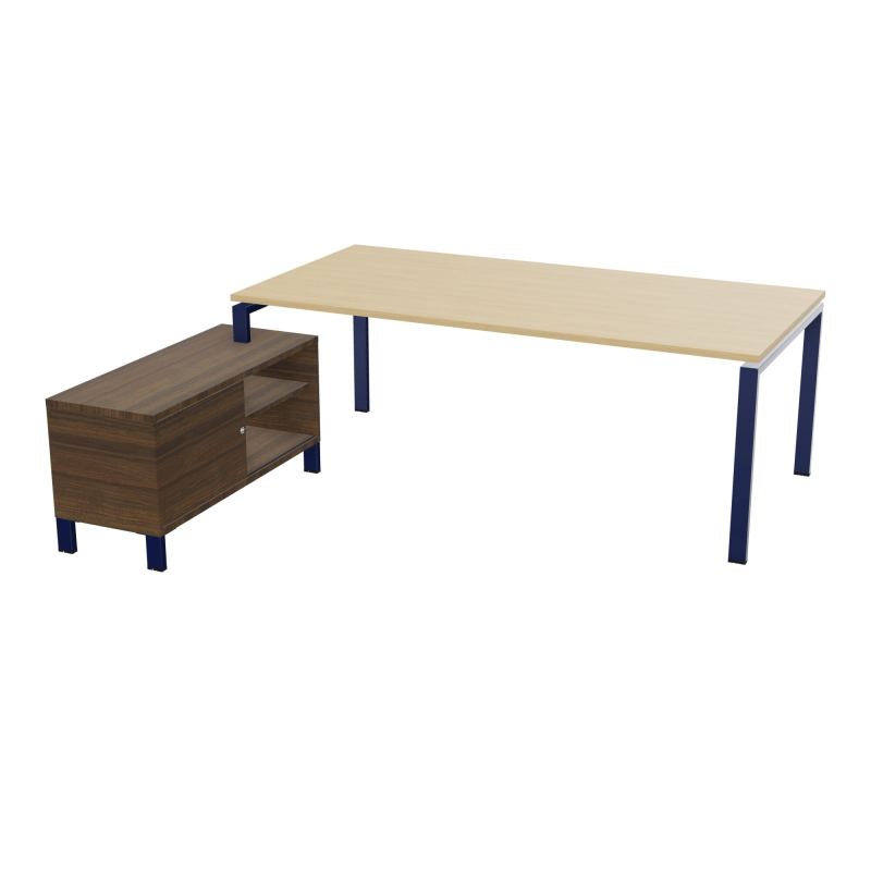 RIO BUREAU RECT. 218X188 PL 200X100 OBT + RET PORT A GAUCHE SIMPLE ACCES  R1 X4 N6