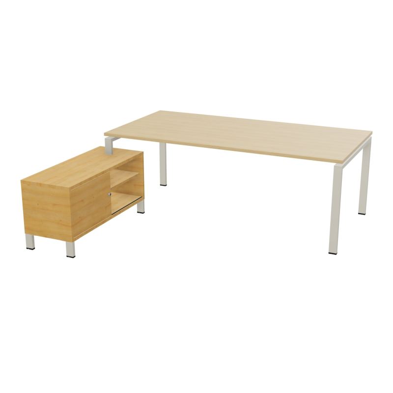 RIO BUREAU RECT. 218X188 PL 200X100 OBT + RET PORT A GAUCHE SIMPLE ACCES  R1 ZC R5