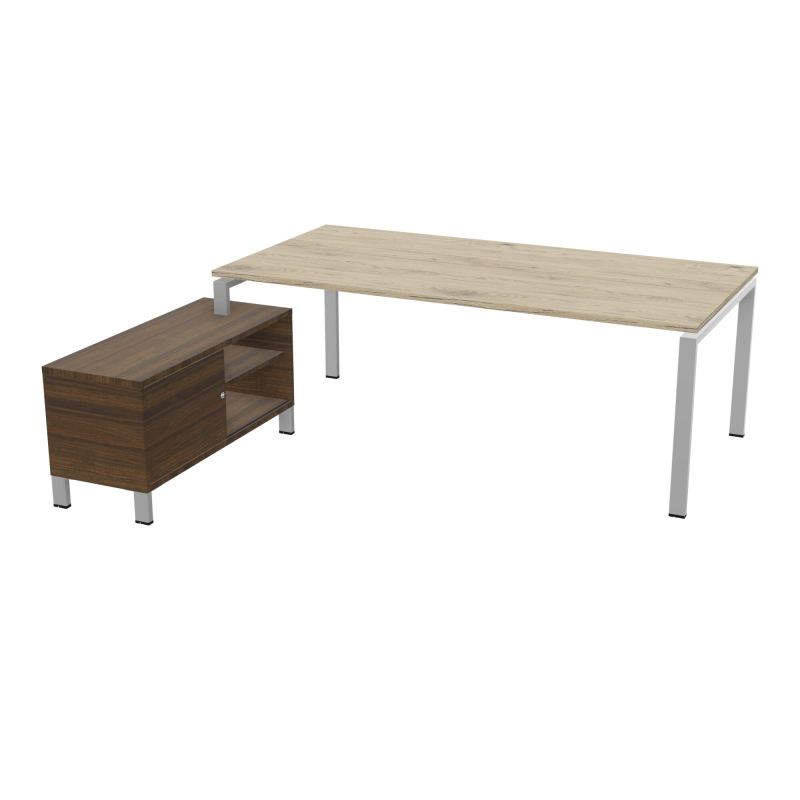 RIO BUREAU RECT. 218X188 PL 200X100 OBT + RET PORT A GAUCHE SIMPLE ACCES  R3 SA N6
