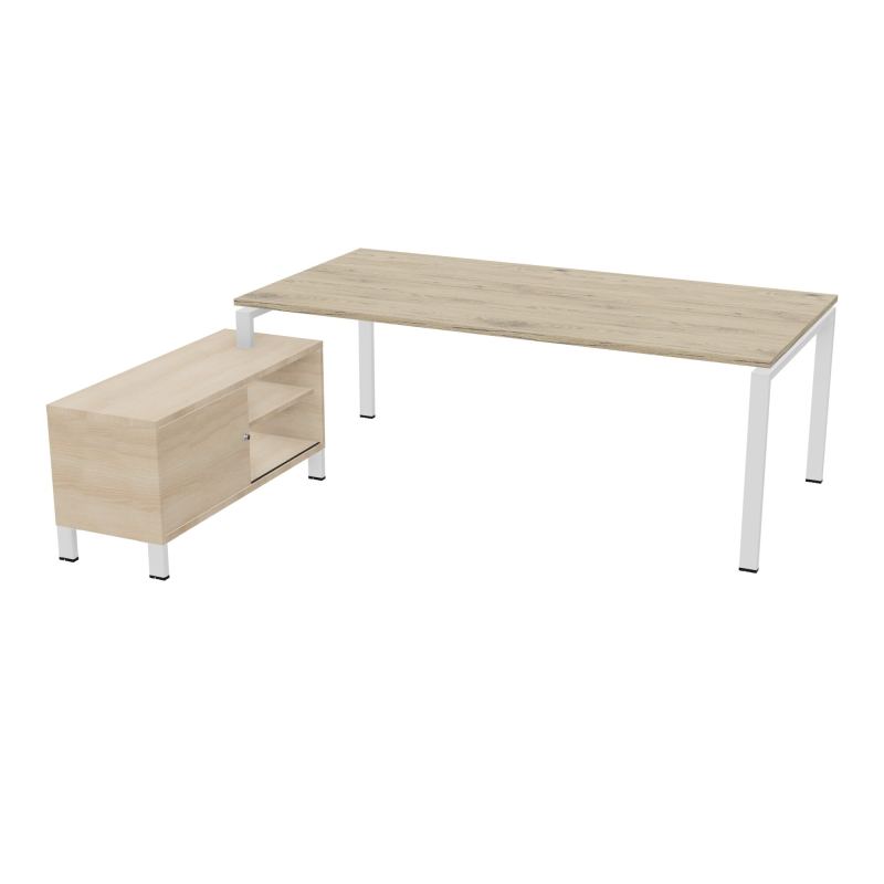 RIO BUREAU RECT. 218X188 PL 200X100 OBT + RET PORT A GAUCHE SIMPLE ACCES  R3 SO RZ