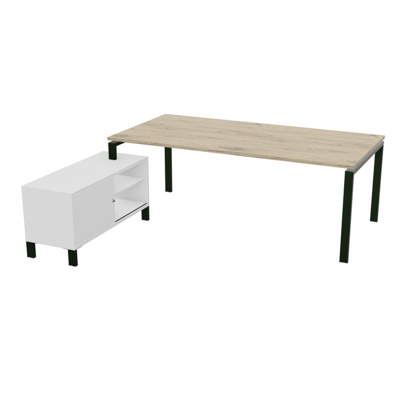 RIO BUREAU RECT. 218X188 PL 200X100 OBT + RET PORT A GAUCHE SIMPLE ACCES  R3 ST MG