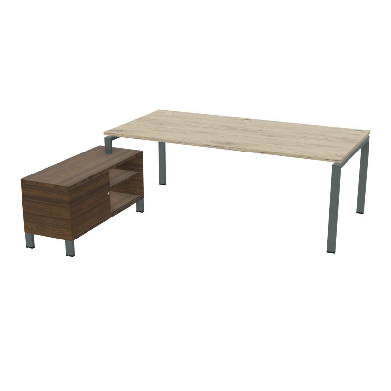 RIO BUREAU RECT. 218X188 PL 200X100 OBT + RET PORT A GAUCHE SIMPLE ACCES  R3 SU N6