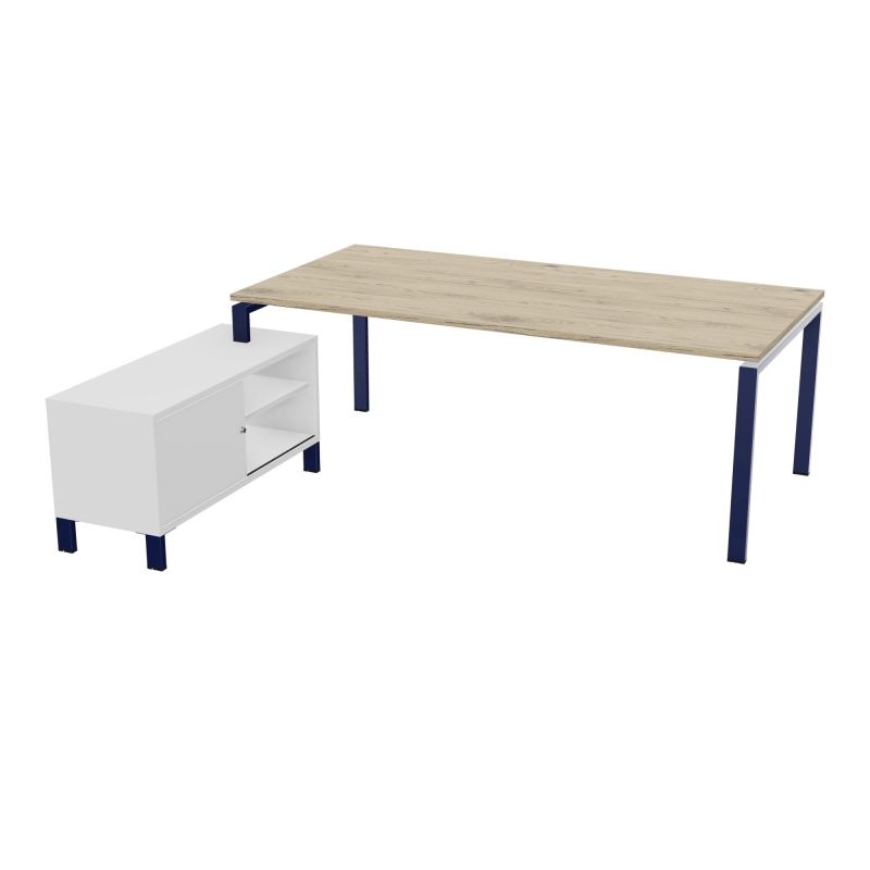RIO BUREAU RECT. 218X188 PL 200X100 OBT + RET PORT A GAUCHE SIMPLE ACCES  R3 X4 MG