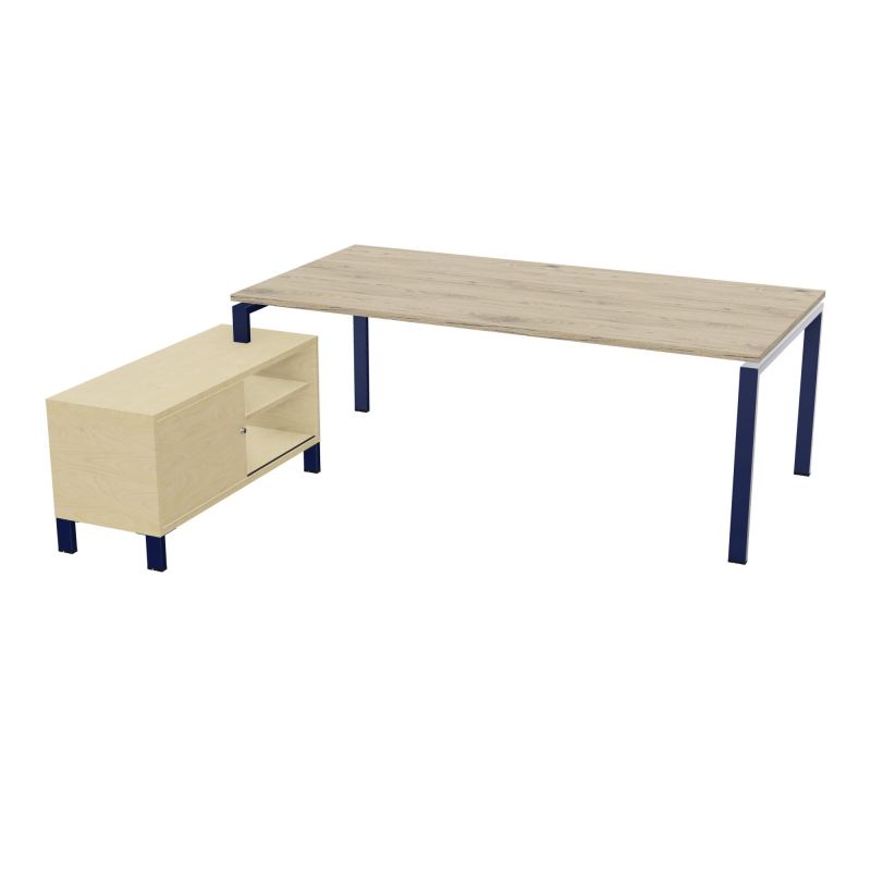 RIO BUREAU RECT. 218X188 PL 200X100 OBT + RET PORT A GAUCHE SIMPLE ACCES  R3 X4 N8