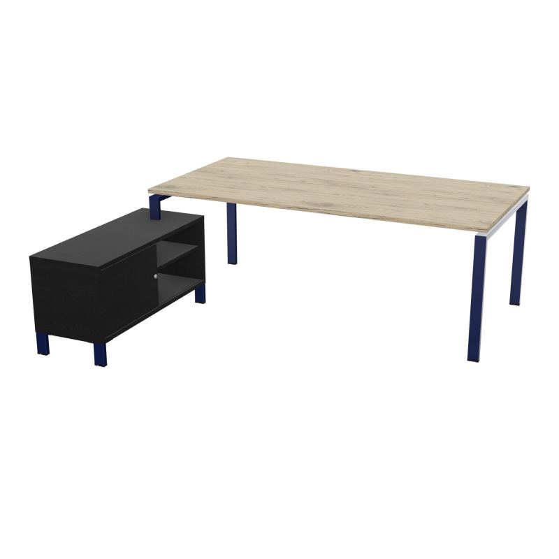 RIO BUREAU RECT. 218X188 PL 200X100 OBT + RET PORT A GAUCHE SIMPLE ACCES  R3 X4 RK