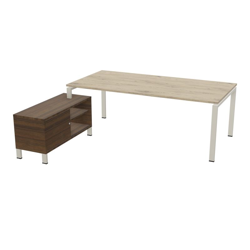 RIO BUREAU RECT. 218X188 PL 200X100 OBT + RET PORT A GAUCHE SIMPLE ACCES  R3 ZC N6