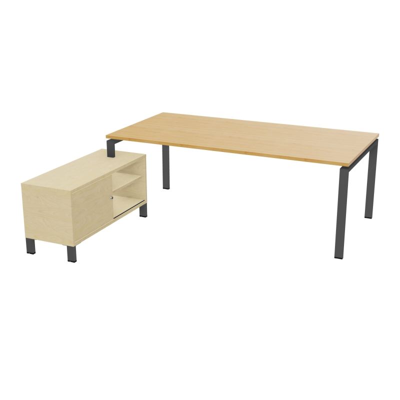 RIO BUREAU RECT. 218X188 PL 200X100 OBT + RET PORT A GAUCHE SIMPLE ACCES  R5 SC N8