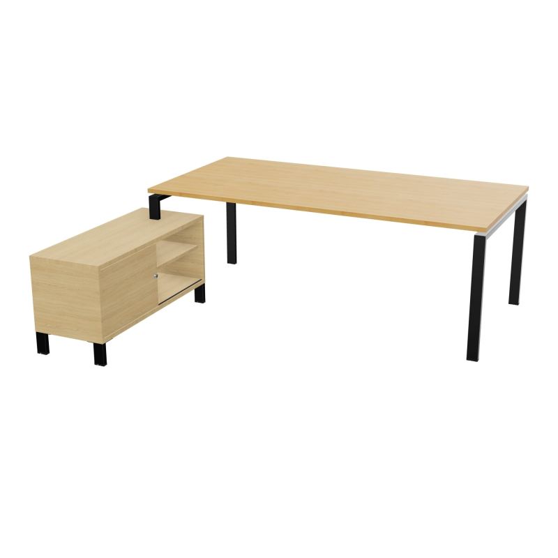 RIO BUREAU RECT. 218X188 PL 200X100 OBT + RET PORT A GAUCHE SIMPLE ACCES  R5 SG R1